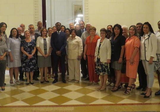 CUBAN LEGISLATORS LECTURED ON PAN-AFRICAN PARLIAMENT